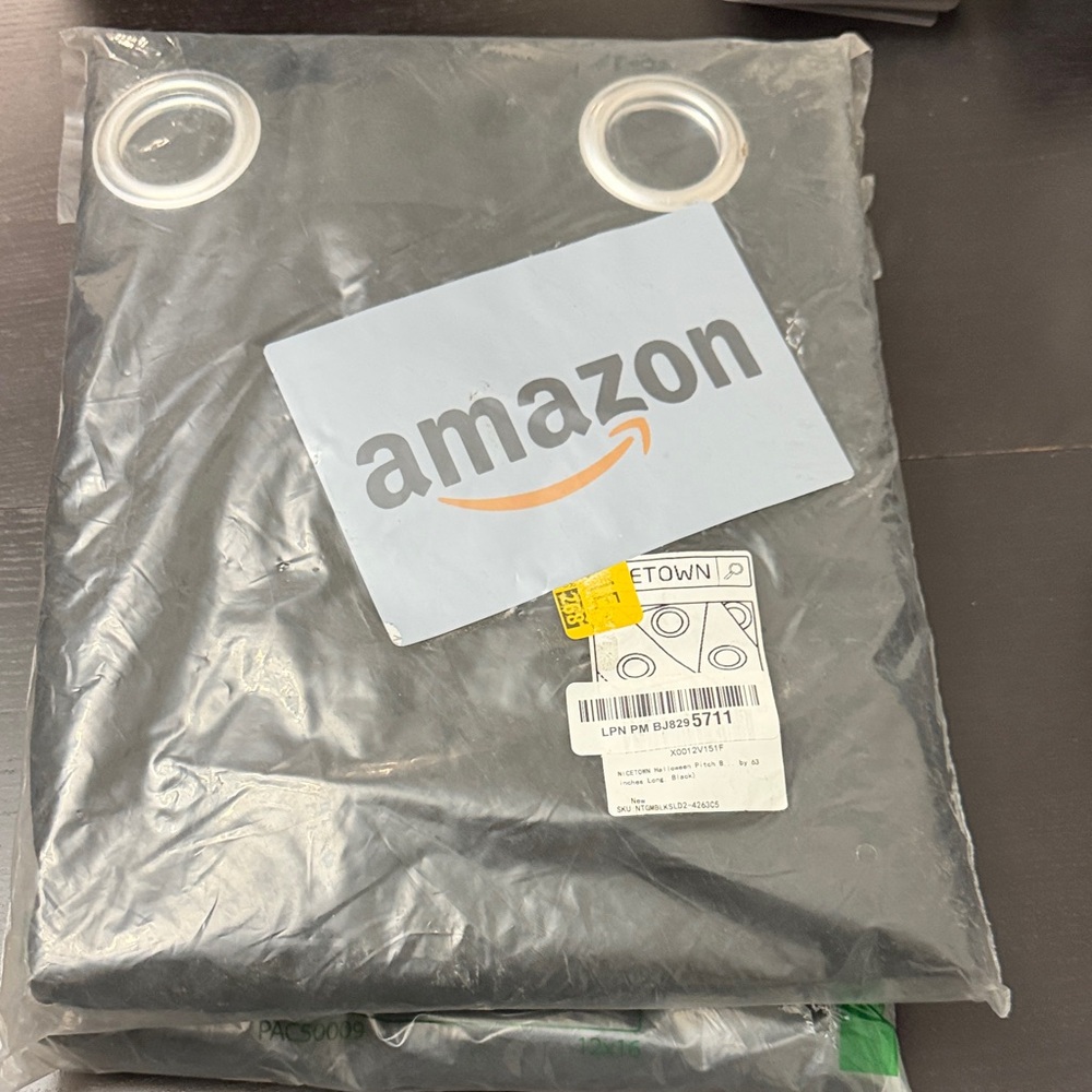 Black Grommet Curtain Panel - Amazon